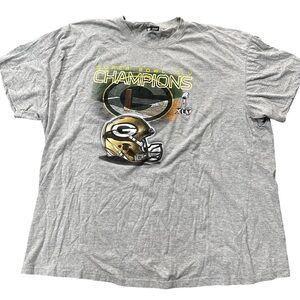 NFL Green Bay Packers Championship Super Bowl XLV Tshirt 4X Cotton Comfy Casual